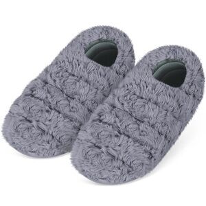 Size L Microwavable Heated Slippers and Foot Warmer